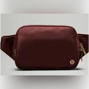 Lululemon Everywhere Belt Bag Large 2L *Metal Hardware Garnet/Rose Gold NEW